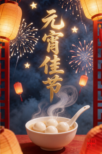 元宵佳节，阖家欢乐